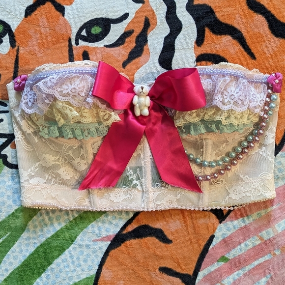 iHeartRaves Other - 🧸Kawaii Pastel Rainbow Teddy Bear Rave Bra 🧸